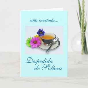 Spanish: Soltera / Bridal shower farewell Invitation