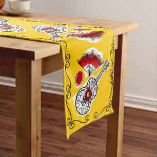 Spanish Souvenirs Border table runner 16 X 90
