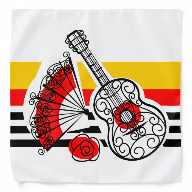 Spanish Souvenirs Classic Stripe bandana (Front)