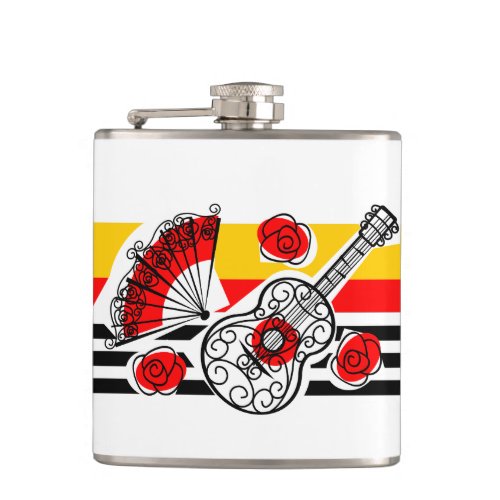 Spanish Souvenirs Classic Stripe flask