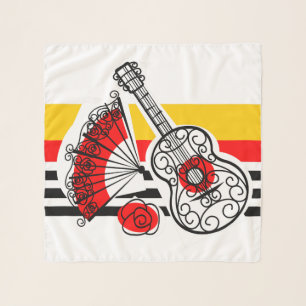 Spanish Souvenirs Classic Stripe scarf chiffon