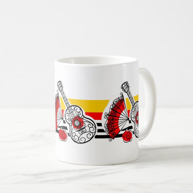 Spanish Souvenirs Classic Stripe Trio mug (Front Right)