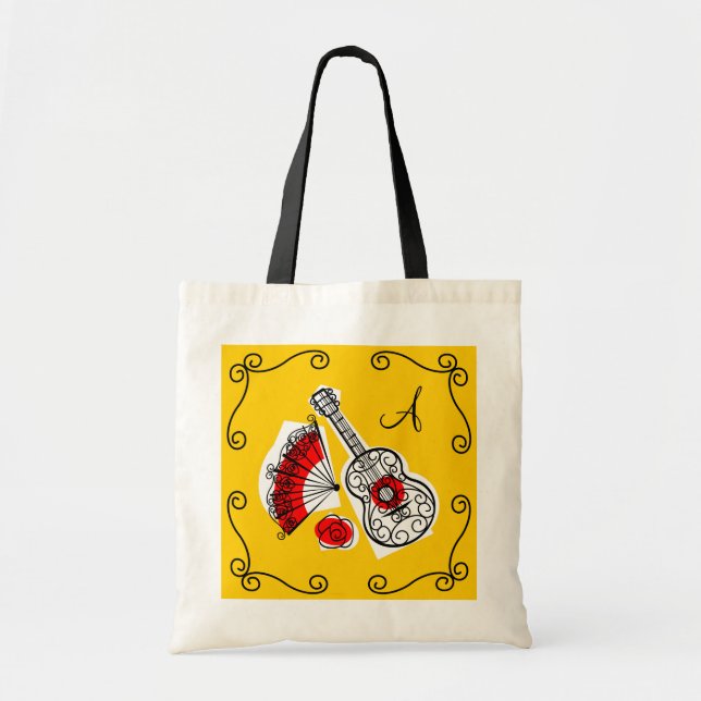 Spanish Souvenirs Corners Monogram tote (Front)