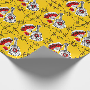 Spanish Souvenirs Corners Multi wrapping paper