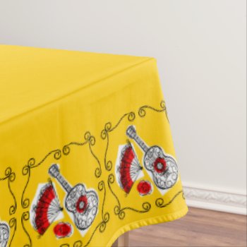 Spanish Souvenirs Corners Tablecloth 60 X 104 by QuirkyChic at Zazzle