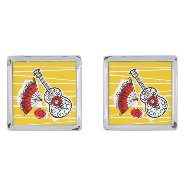 Spanish Souvenirs cufflinks (Front)