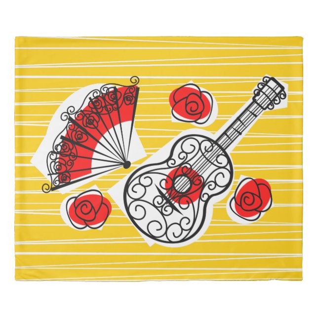 Spanish Souvenirs duvet king Cover (Front)
