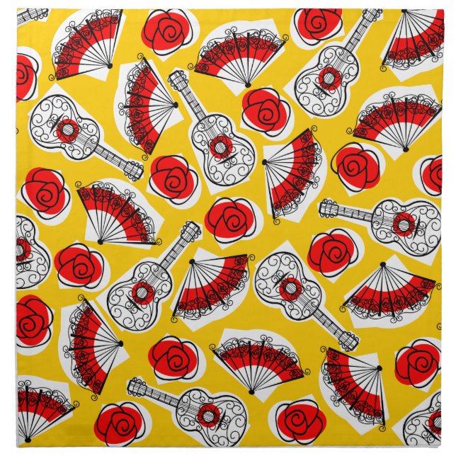 Spanish Souvenirs Multi napkin (Front)