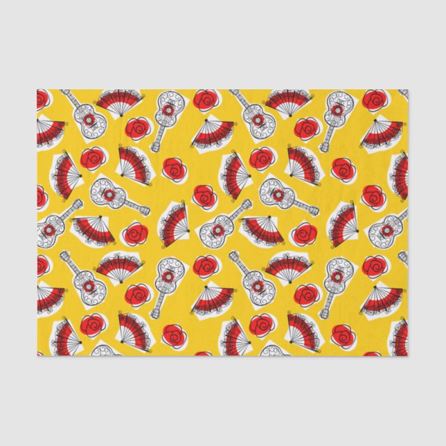 Spanish Souvenirs Multi tissue paper (Front)