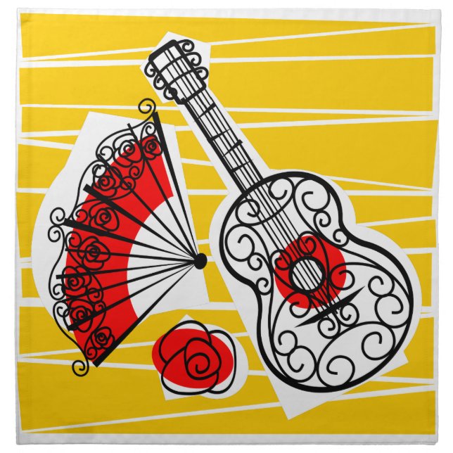 Spanish Souvenirs napkin (Front)