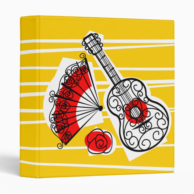 Spanish Souvenirs ring binder (Front/Spine)