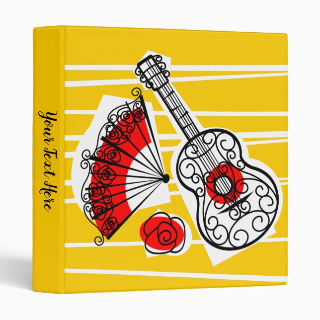 Spanish Souvenirs Text ring binder (Front/Spine)