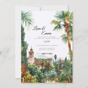 Spanish Spain Wedding Invitation