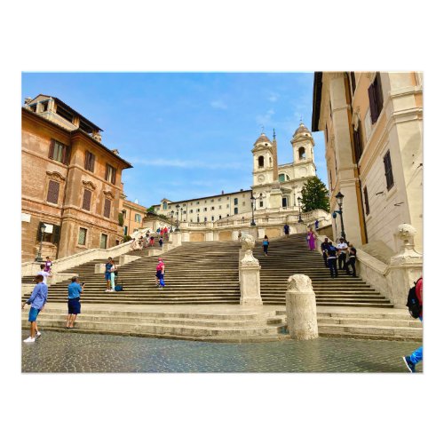 Spanish Steps in Rome Italy Photo Print