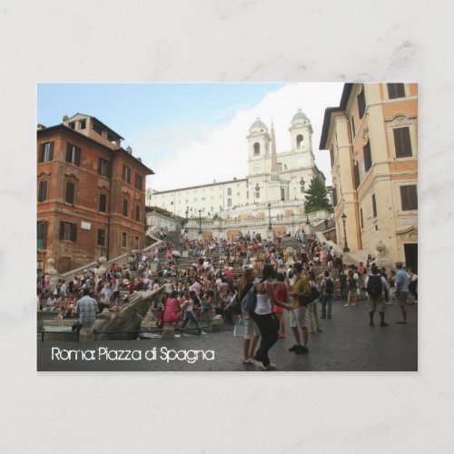 Spanish Steps Postcard