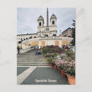 Spanish Steps, Rome, Italy Design Postcard