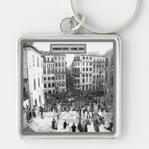 Spanish Steps Rome, Italy Keychain