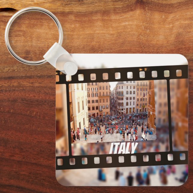 Spanish Steps Rome, Italy  Keychain (Front)