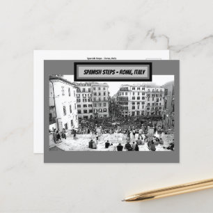 Spanish Steps Rome, Italy Postcard