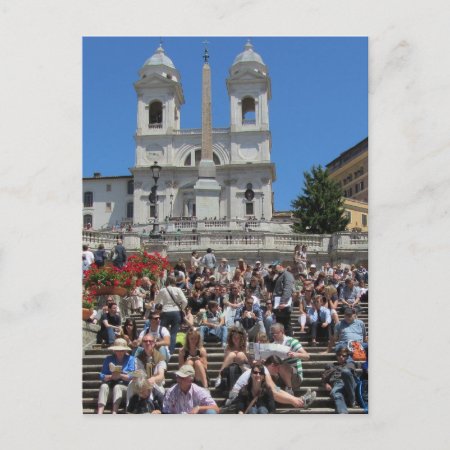 Spanish Steps, Rome, Italy Postcard