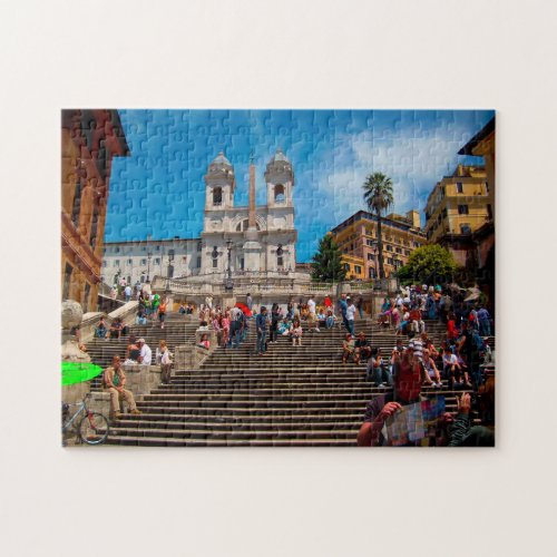 Spanish Steps Rome Jigsaw Puzzle