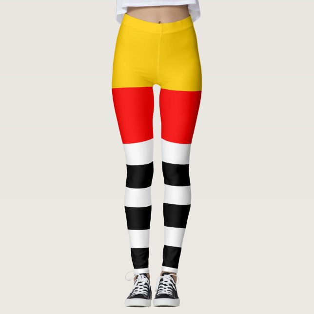 Spanish Stripe Classic leggings (Front)