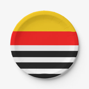 Spanish Stripe Classic round Paper Plates
