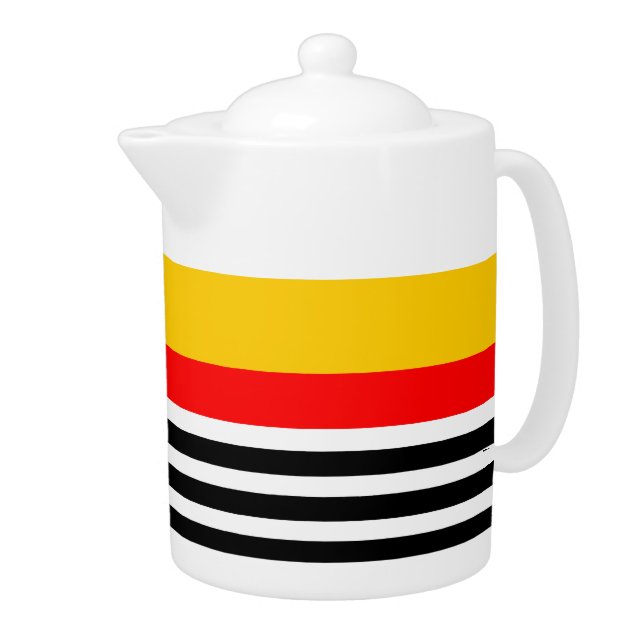 Spanish Stripe Classic teapot (Right)