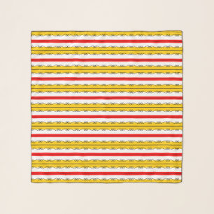 Spanish Stripe scarf chiffon