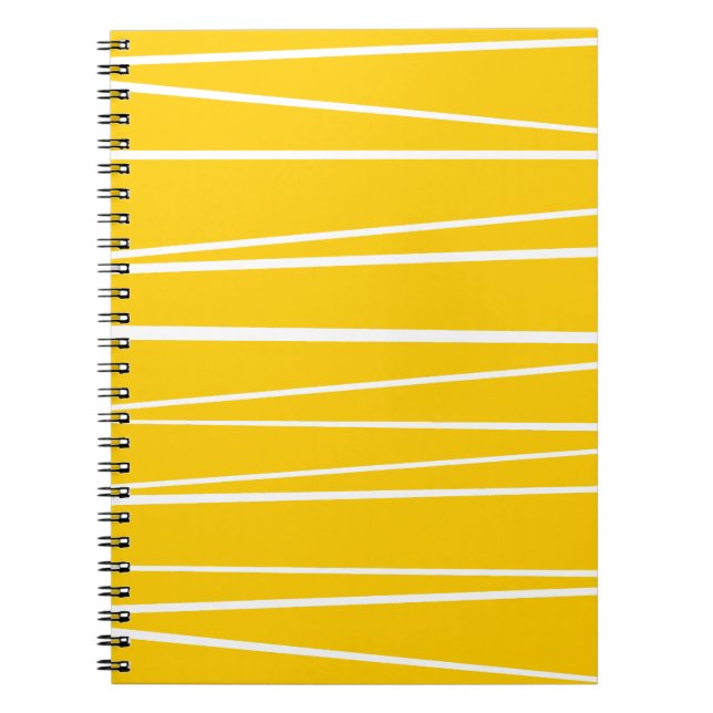 Spanish Stripe Yellow notebook (Front)