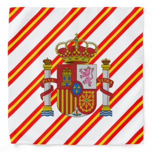 Spanish stripes flag bandana