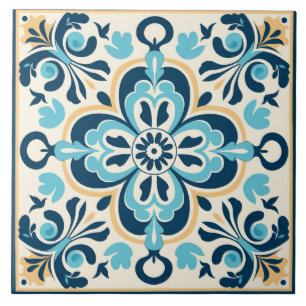 Spanish style cute pattern ceramic tile