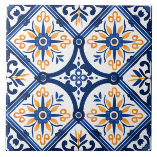 Spanish style cute pattern  ceramic tile