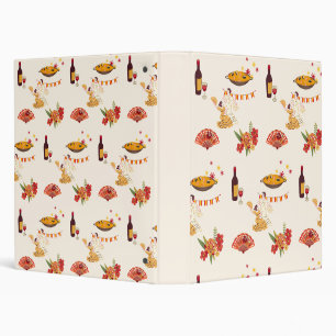Spanish Style Fiesta 3 Ring Binder