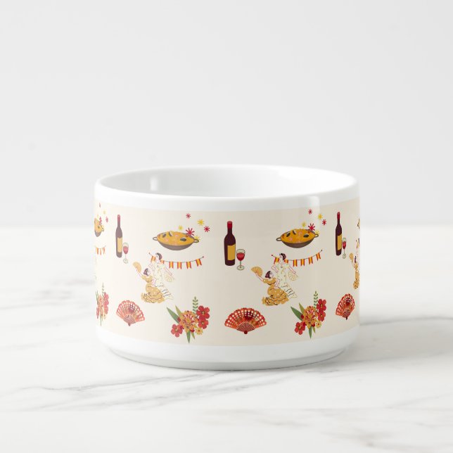 Spanish Style Fiesta Bowl (Center)