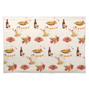 Spanish Style Fiesta Cloth Placemat