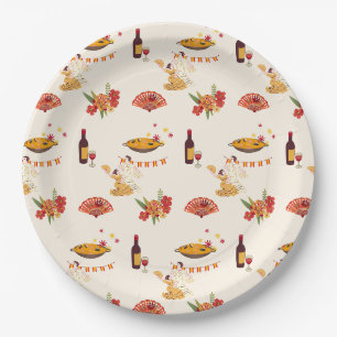 Spanish Style Fiesta Paper Plates