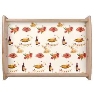 Spanish Style Fiesta Serving Tray