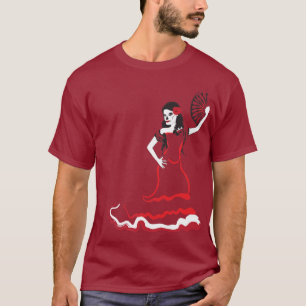 spanish sugar skull dancer T-Shirt