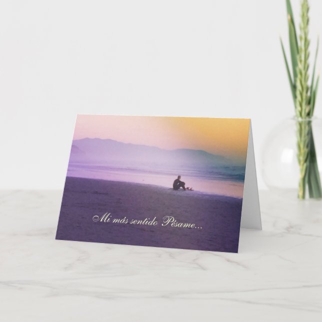 Spanish: Sympathy / Sympathy Card (Front)