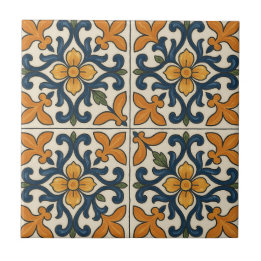 Spanish Talavera Style Ceramic Tile
