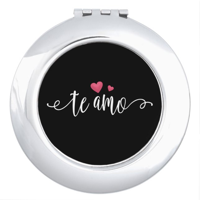 Spanish Te Amo I Love You Valentine | Mirror (Front)