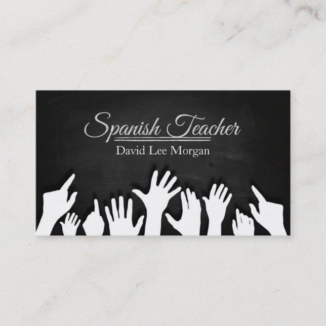 Spanish Teacher Business Card (Front)