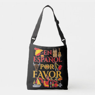Spanish Teacher En Espanol Por Favor Crossbody Bag