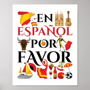 Spanish Teacher En Espanol Por Favor Poster