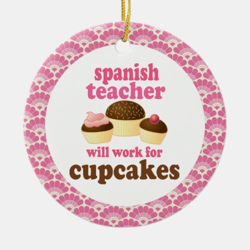 Spanish Teacher Gift Ornament