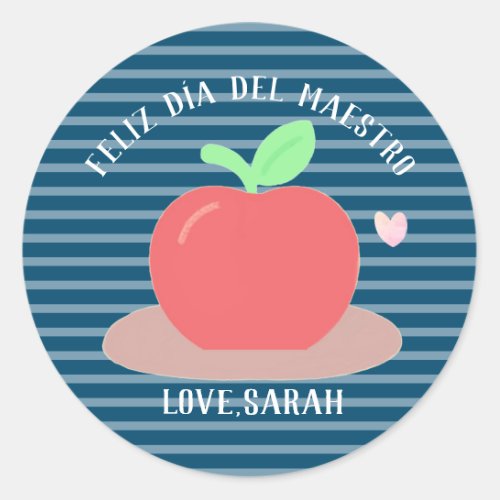 Spanish TeachersMaestra Appreciation Day Sticker