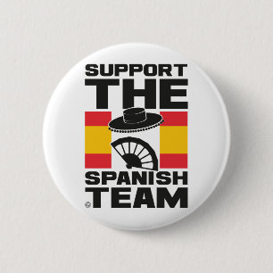 SPANISH TEAM PINBACK BUTTON