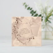 Spanish Text Wedding Vow Renewal invite (Standing Front)
