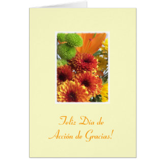 Spanish Thanksgiving Cards - Invitations, Greeting & Photo ...